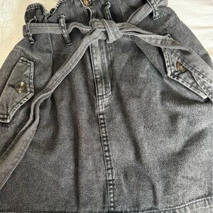 Who What Wear Gray Mini Skirt